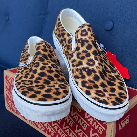 Vans Classic Slip-On Leopard Black/True White WMNS - Picture 8 of 16